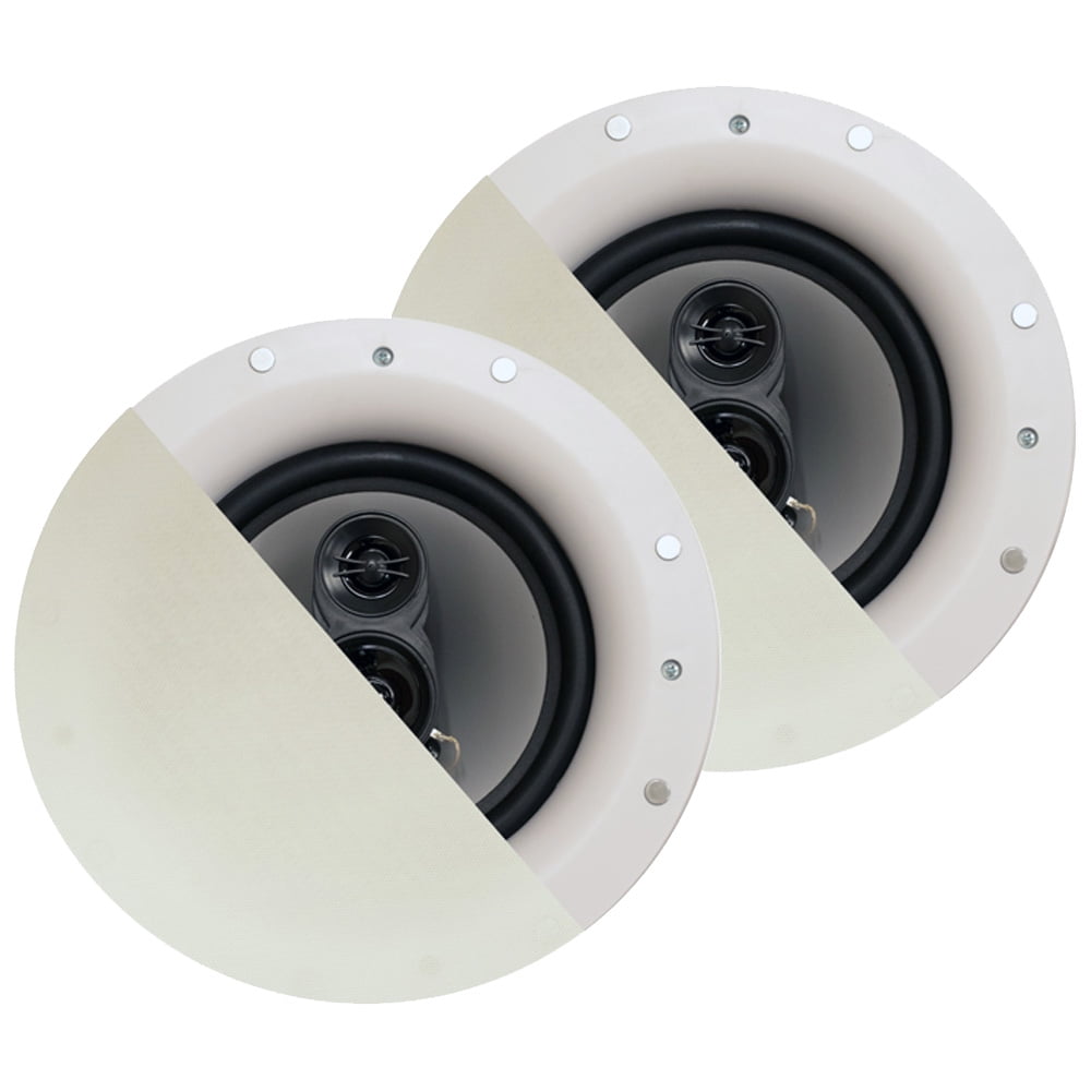 Acoustic Audio CSic84 Frameless In Ceiling 8" Speaker Pair 3 Way Home