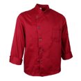 thumbnail image 1 of Chaqueta Cocinero Transpirable Chaqueta Baker Ropa Cocinero Gastronomía Ropa Laboral Cocinero L rojo Colcomx Uniforme del cocinero de los hombres de las mujeres, 1 of 8