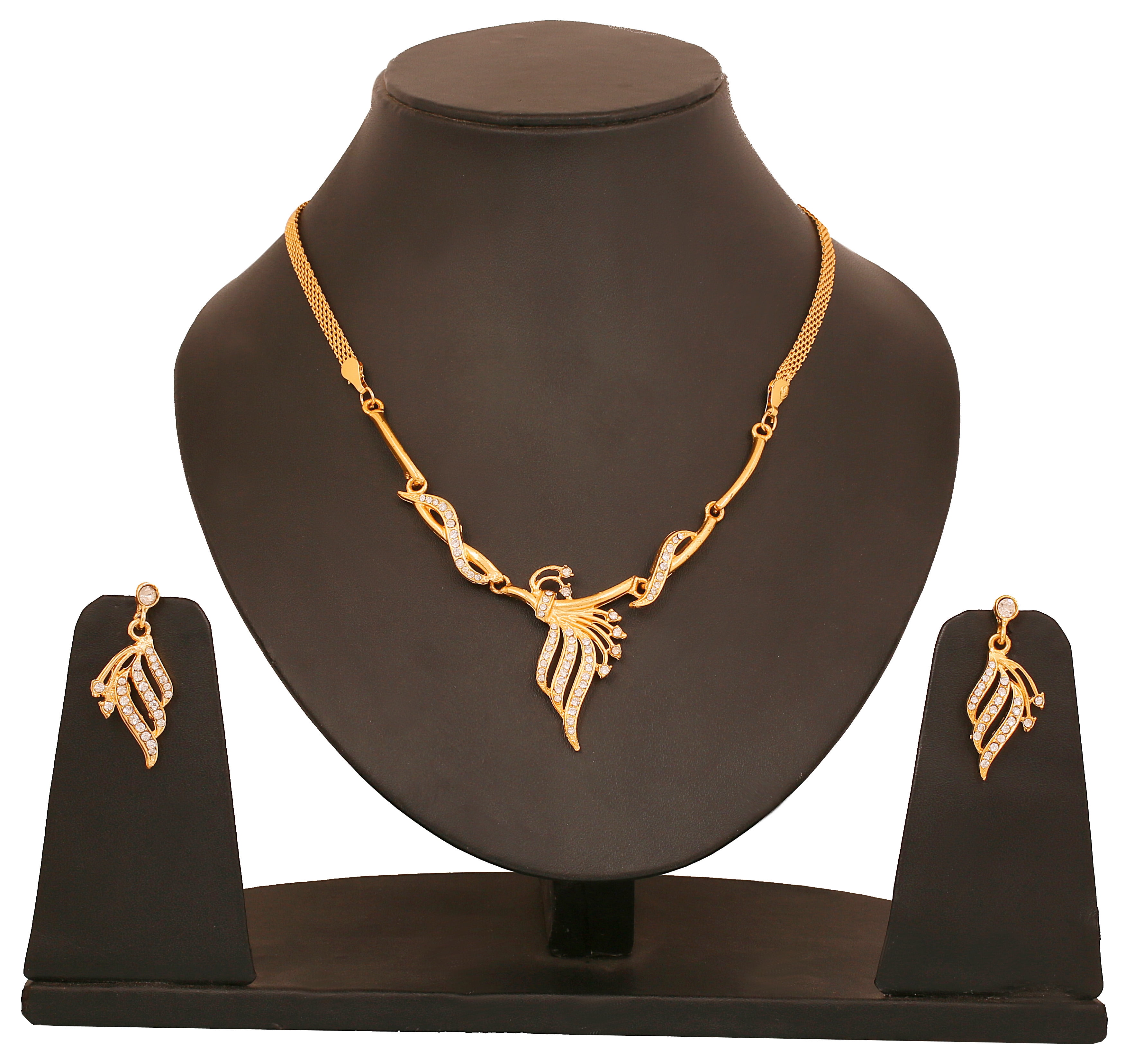 SanSun Jewelryさま Sunsoul by Touchstone Elegant Gold Plated Necklace Set for