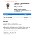 thumbnail image 2 of Thermostat - Compatible with 1980 - 1997 Toyota Tercel 1981 1982 1983 1984 1985 1986 1987 1988 1989 1990 1991 1992 1993 1994 1995 1996, 2 of 2