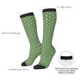 thumbnail image 5 of Picia Women Crew Soft Moisture-wicking Socks 60s and 70s Style Pattern Design Cotton Socks, One Size fit All, 5 of 9