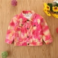 thumbnail image 3 of Vedolay Tops Girls Ruffle Button Padded Winter Long Sleeve Jackets Outwear with Pockets,A 3-4 Years, 3 of 5