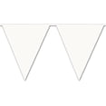 thumbnail image 2 of Beistle 10" x 12' Indoor/Outdoor Graduation Pennant Banner; White 4/Pack 50708-W, 2 of 2