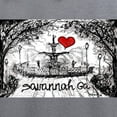 thumbnail image 3 of CafePress - I Love Savannah Ga Zip Hoodie - Zip Hoodie, Classic Hooded Sweatshirt with Metal Zipper, 3 of 4