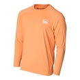 thumbnail image 2 of Banded Performance Adventure Shirt Mock Neck Salmon in size Small, 2 of 2