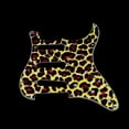 thumbnail image 3 of Graflsoa Leopard Stripe SSS Guitar Pickguard for Strat Style Electric Guitars, 3-Ply Plastic, 2.3mm Thickness, Noise Reduction, Anti-Scratch Protection, 3 of 6