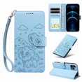 thumbnail image 1 of Funda Cartera GANGXUN con Diseño de Perrito en Relieve para iPhone 12 Pro Max , Protección 360° con Ranuras y Correa Desmontable, 1 of 6
