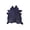 Navy, variant on Natural Geneva Cowhide Rug | Yellow | 5'x7'