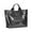 Black, variant on Nmdmisc PVC Tote Bag for Women,Large Work Tote Bag for Women,Letter Print Tote Bag,Favorite Tote Bag (Black)