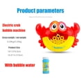 thumbnail image 2 of Crabs& frog Bubble Machine Baby Bath Toy Pool Swimming Bathtub Soap Machine Toys for Children Kids With music heqiyong LED, 2 of 2