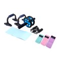 thumbnail image 1 of Kit Fitness Barras para Flexiones, Rodillo AB, Cuerda para Saltar y Bandas Elásticas de Resistencia Match & Enjoy  Set completo fitness con bandas elásticas de algodón, 1 of 8
