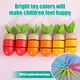 thumbnail image 5 of Muyoka Juguetes Montessori 3 en 1 para niños pequeños, tamaño en forma de zanahoria, juego de gusanos a juego, juguete sensorial de madera, habilidad motora fina, regalo para bebé Muyoka Hogar, 5 of 6