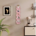 thumbnail image 6 of 5 Tier Wall Shelf Unit, Pink Wall Shelf, Multifunctional Display Floating Shelf, Bedroom and Home Decor Organizer, 6 of 10