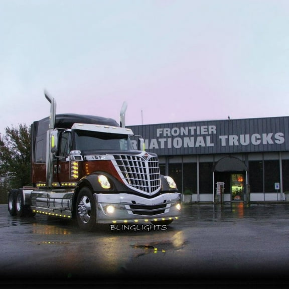 For International LoneStar Halo Angel Eye Fog Lamps Driving Lights