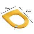 thumbnail image 2 of Cojín suave más grueso para asiento de inodoro con lazo para colgar, almohadilla acolchada más cálida, 2 of 5