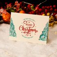 thumbnail image 1 of Tarjetas de Felicitación de Feliz Navidad, sobres de papel Kraft, tarjetas de papel en blanco personalizadas, tarjetas de invitación de Navidad para invitados, 10 piezas por juego, 1 of 4