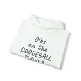 thumbnail image 4 of Dodgeball Player Wife Girlfriend Husband Hoodie, Gifts, Hooded Sweatshirt, 4 of 4