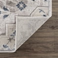 thumbnail image 4 of Hauteloom Calum Living Room, Bedroom Area Rug - Traditional - High Pile - Blue, Gray - 5'2" x 7', 4 of 15