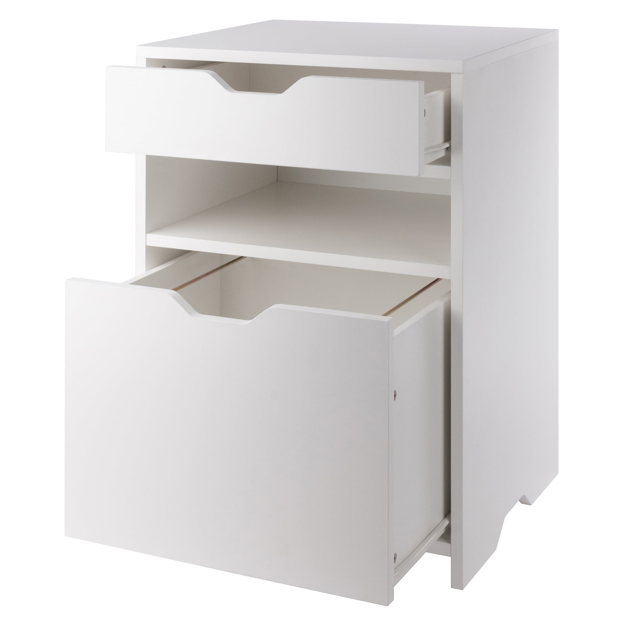 Winsome Wood Nova Home Office File Storage Cabinet, White Finish