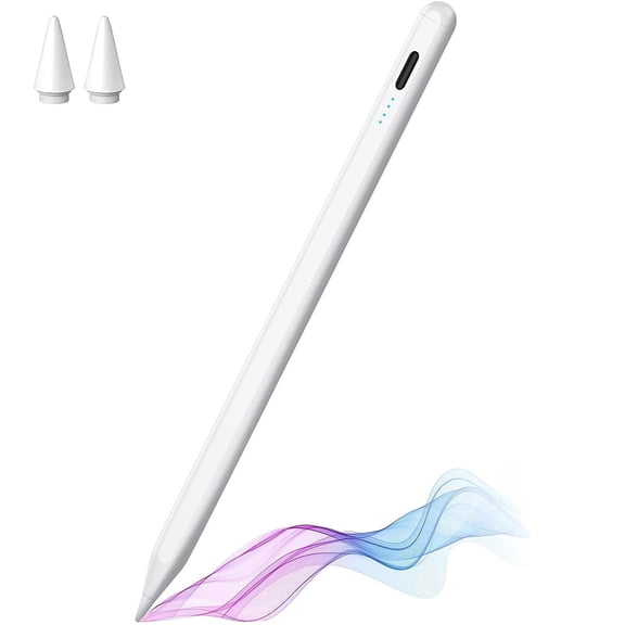 Stylus Pen for Apple iPad, Palm Rejection & Tilt Active 1st 2nd Generation Pencil Compatible with After 2018 iPad Pro 11/12.9, iPad 9/8/7/6, iPad Air 4/3, iPad Mini 6/5