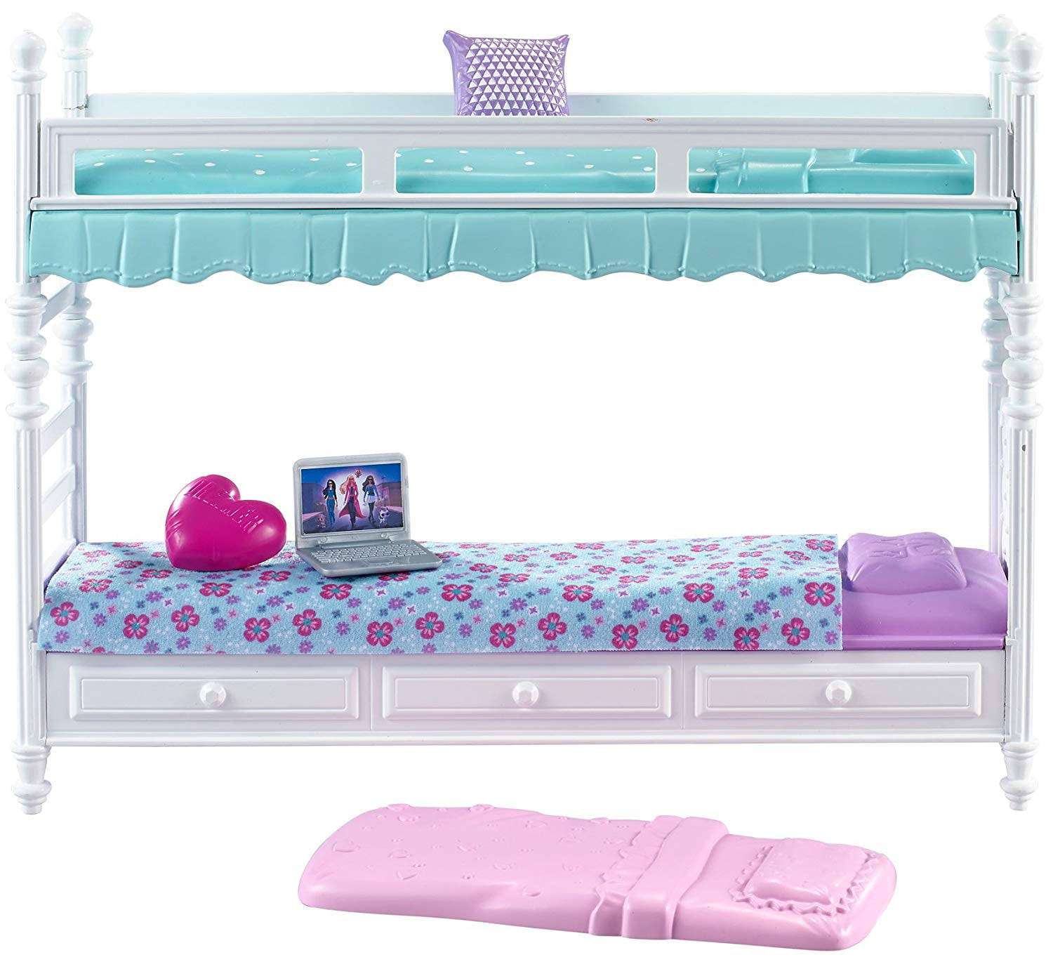 barbie sisters bunk beds play set
