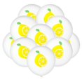 thumbnail image 1 of Toyvian 10pcs 12-inch Lemon Pattern Latex Balloons Lovely Balloons Home Decoration for Party Birthday Festival, 1 of 3