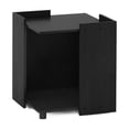 thumbnail image 3 of Furinno PELI 2-Tier Square End Table with Storage Shelf, Americano, 3 of 5