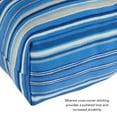 thumbnail image 5 of Greendale Home Fashions Outdoor Tufted 42'' x 21'' Chair Cushion, Set of 2, Sapphire Stripe, 5 of 9