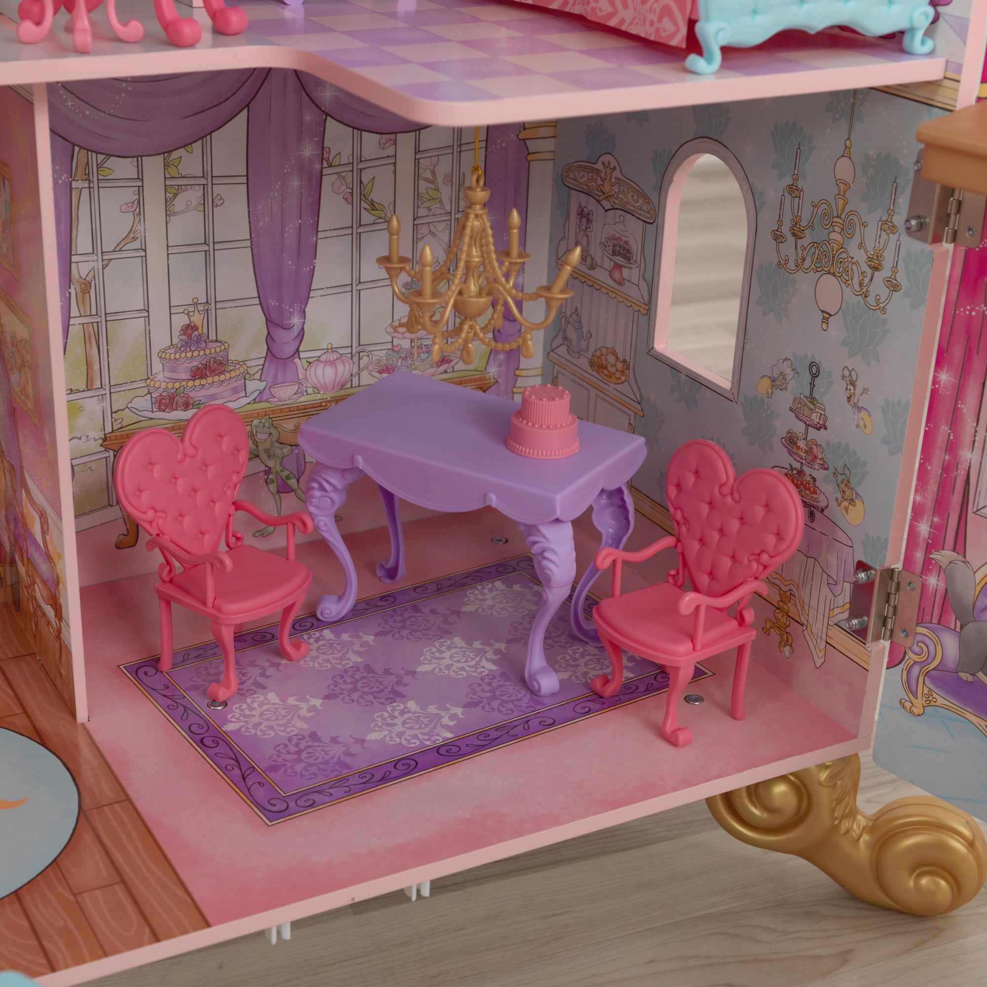 KidKraft Disney Princess Dance & Dream Wooden Dollhouse 