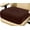 Brown, variant on 6" Extra Thick Memory Foam Office Chair Cushion – 2-Layer Booster Seat for Back & Tailbone Pain Relief, 18 x 16 x 6in Non-Slip Cushion with Carry Handle for Wheelchair, Car, and Airplane