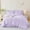 Purple, variant on URBONUR Twin Size Comforter Set White-5 Pieces Ruffle Bed in A Bag with Sheets All Season Lightweight Farmhouse Bedding Sets for Teens(White Twin)