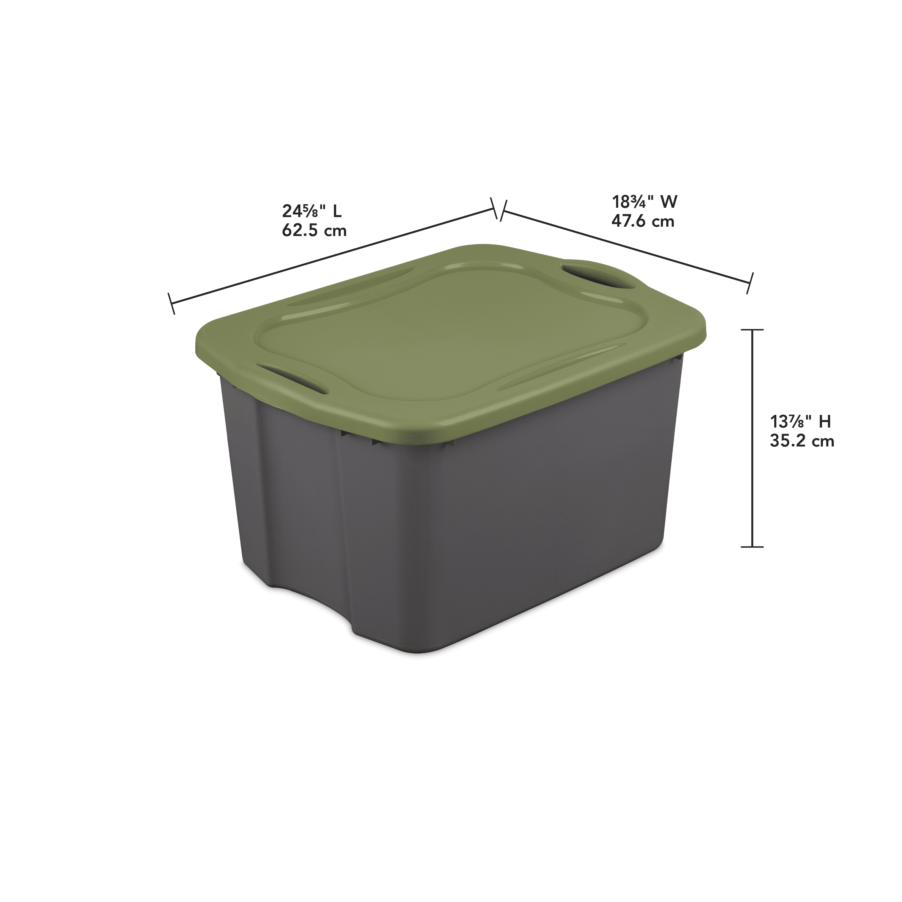 Sterilite Tuff1 30 Gallon Plastic Storage Tote Container Bin with Lid (8  Pack), 1 Piece - Foods Co.