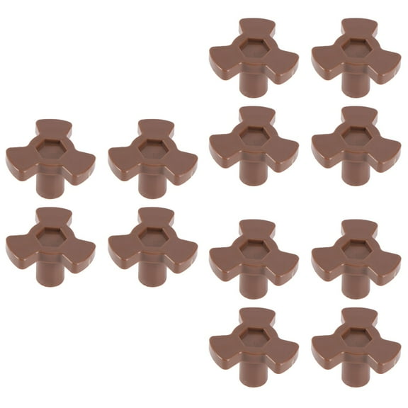 WORGEOUS 12 PCS  Microwave Turntable Shaft Microwave Guide Support Coupler Tray Shaft