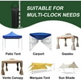 thumbnail image 6 of 4 Black Cylindrical Sand Bags for Canopy Tent Sunshade Windproof Weight Bag with Handle, 6 of 6