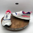 thumbnail image 2 of New Balance Mens 997 CM997HAJ White Pink Blue Casual Shoes Sneakers Size 10.5 D, 2 of 5