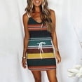 thumbnail image 2 of B91xZ Robes d'Été pour Femmes 2024 Plage Florale T-Shirt Robe Sans Manches Poches Décontractée Ample Robe Débardeur, F TG, 2 of 5