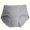 Grey, variant on Xijirk Women Brief Panties High‑Waist Seamless Cut Full Coverage Stretchy Underwear for Daily Wear and Under Close‑Fitting Outfits,Grey,M