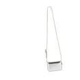 thumbnail image 1 of Tarjetero portátil con cremallera para tarjetas de crédito mujer jinwen cuero PU moda Plata, 1 of 8