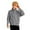 Grey, variant on Girls Chunky Cardigan Solid Color Ribbed Knit Zip Up Sweater Jacket Loose Long Sleeve Cardigans Navy 2-3 Years