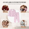 thumbnail image 7 of Vsdgher Cute Pig Pajamas Set Long Sleeve Sleepwear Womens Button Down Nightwear Pj Sets-Medium, 7 of 7
