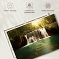 thumbnail image 6 of Elephant Stock Jamaica Ys Falls Wall Art - Horizontal Canvas Wall Art - Living Room Wall Decor - Wellness Canvas - Brown And Teal Decor - 45" x 30", 6 of 8