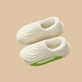 thumbnail image 3 of Pantoufles pour Femmes Intérieur et Extérieur, Semelle Épaisse Imperméable Chaudes Confortables Intérieur Extérieur Automne Hiver, Pantoufles pour Femmes, 3 of 6