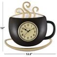 thumbnail image 6 of Westclox 12.5" Quartz Coffee Cup Shape Indoor Wall Clock, Easy To Read, 6 of 6