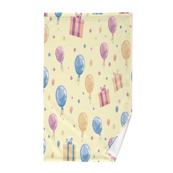 Pure Cotton Face Towel 16x28 Inches Hand Towel Bath Towel Hand Bath Towels Soft Good Water Absorption for Washing Face Wiping Face Balloon Gift
