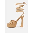 thumbnail image 4 of SPLITSOUL Lace Up High Platform Sandal, 4 of 10
