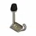 thumbnail image 3 of RCH Hardware Hook with Rubber Door Stopper Polished Nickel Shiny Silver Matching Screws Included, 3 of 3