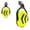 Black and Yellow, variant on Pfanner Protos Earmuffs - Yellow