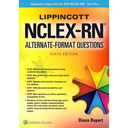 Lippincott Nclex Rn Alternate Format Questions Walmart Com