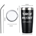 thumbnail image 4 of Boss Gifts for Men,Boss Day Gift for Men,Tears of My Staff Tumbler,Funny Bos Gifs for Menn,Best Giftt for World Best Bosss Ever,Birthday,Christmas Giftts for Bo 20oz tumbler, 4 of 6