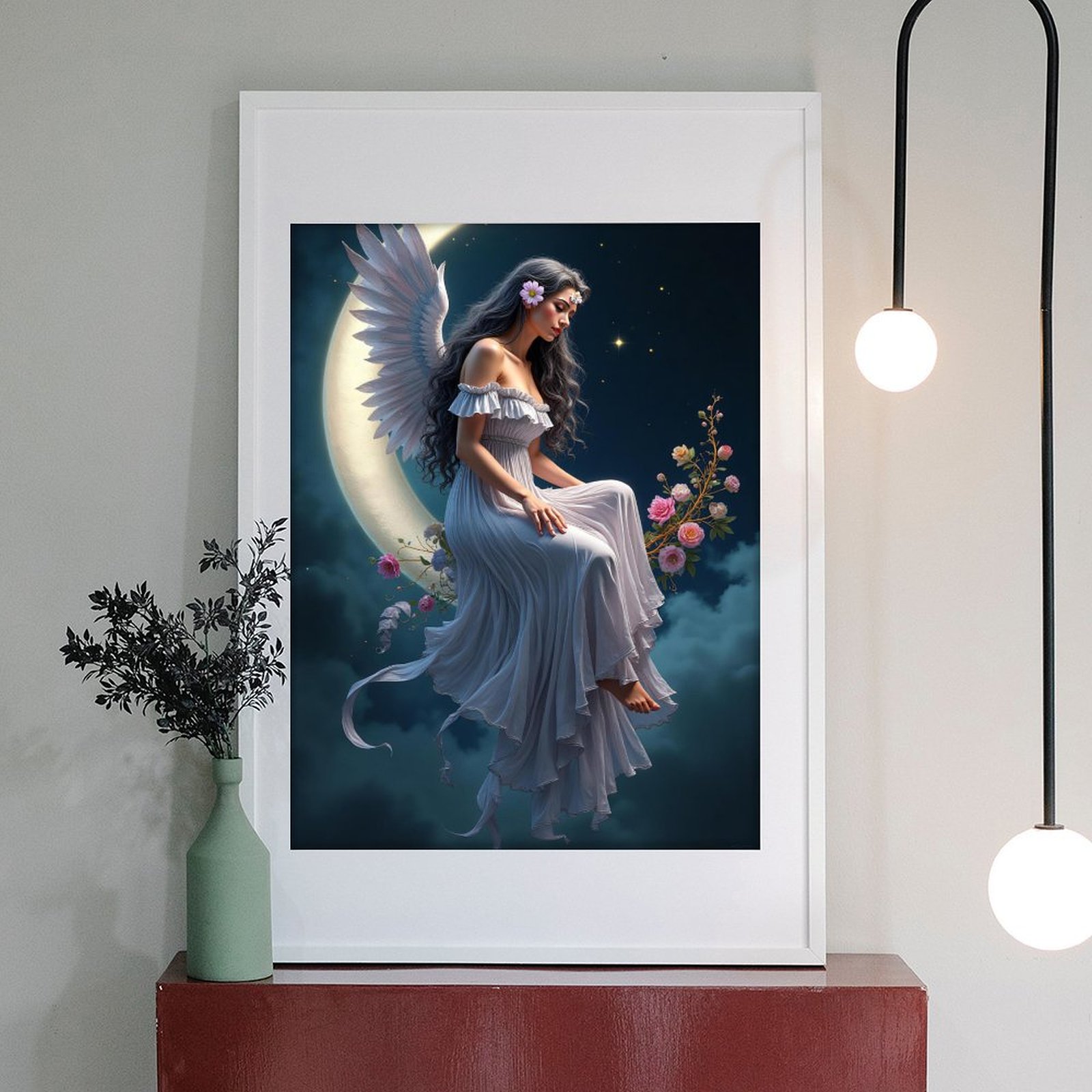 Diamond Art Kit for Adults, Classy Angel Print No.68 Diamond Painting for Adults Beginners, 5D DIY Diamond Art Painting Kits, Colorful Diamond Painting Craft for Home Decor 12x16